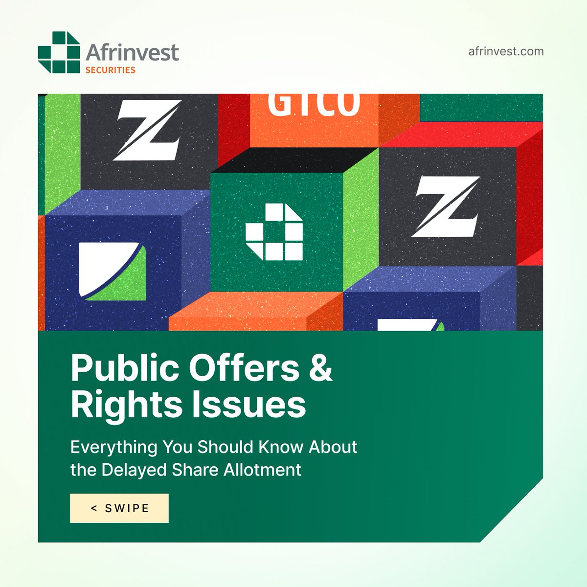 Afrinvest's tweet photo. Still waiting to see your shares?

If you bought Fidelity, GTCO, or Zenith shares during the recent Public Offers and they’re not yet showing in your portfolio, we completely understand your concern — and we’re here to help.

#Afrinvest #PublicOffer #ShareAllotment https://t.co/iPi5l1eYyP