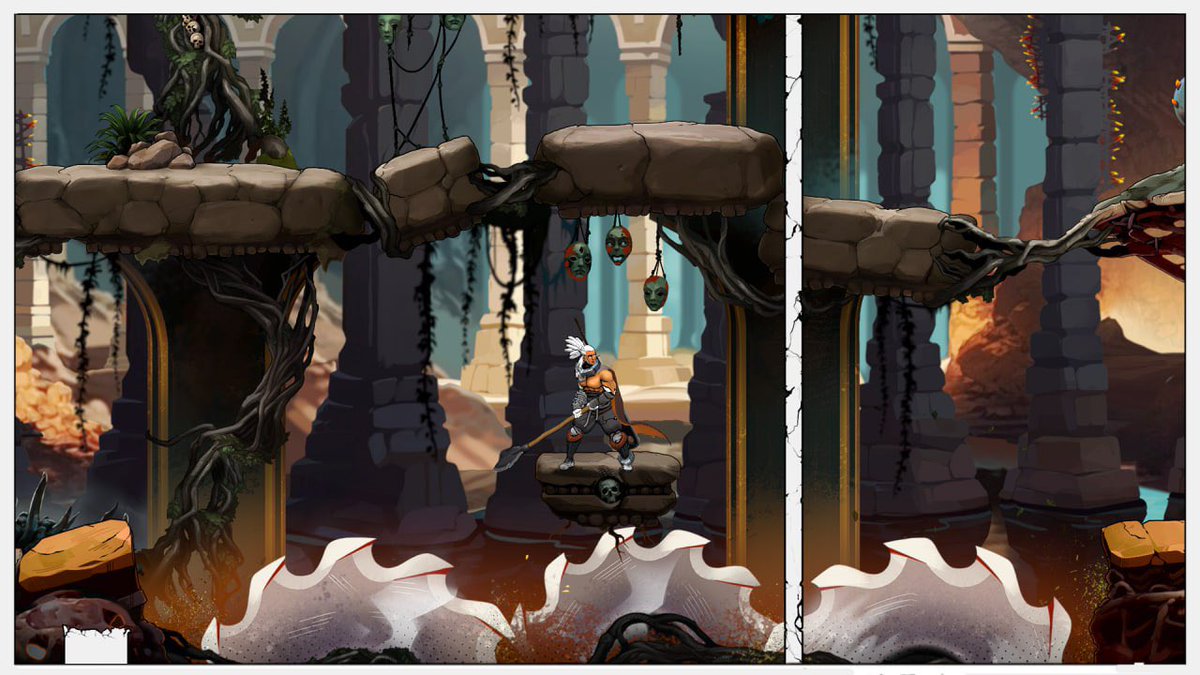 Comix_Zero's tweet photo. Zero survives through a mysterious temple wrapped in shadows and secrets — leaping over deadly saws, dodging ancient traps, and facing off against a raging stone golem! ⚔️⛓️ 

Will he survive the chaos that awaits in COMIX ZERO? #gamedev #indiedev #comixzone #comixzero #comixgame https://t.co/fs2EKHVnpL