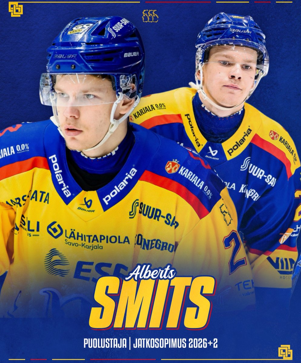 Jukurit on tehnyt 1+2-vuotisen jatkosopimuksen puolustaja Alberts Smitsin kanssa 🔥

Vasta 17-vuotias nuorukainen ihastutti Liiga-kaukaloissa kypsillä otteillaan. 

#Jukurit #Liiga