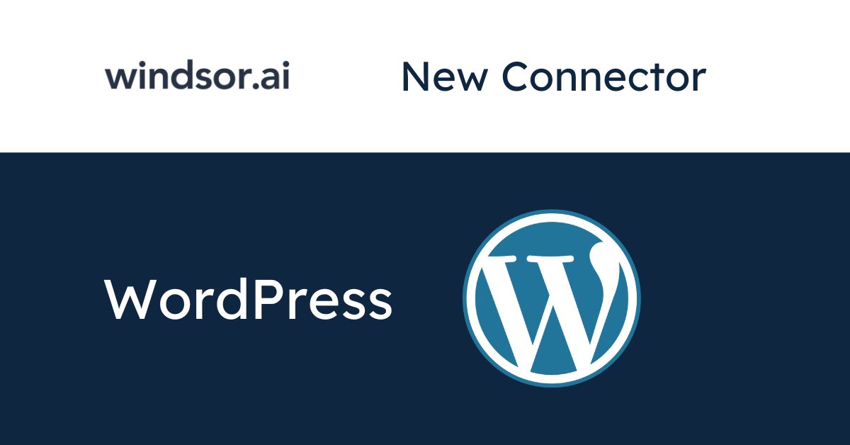 windsor_ai's tweet image. 🚀 New Connector Live!
Say hello to our @WordPress connector! 📝
Seamlessly pull data from your WordPress site and power up your reporting. Available now!
#WordPress #DataConnector #MarketingAnalytics #WindsorAI