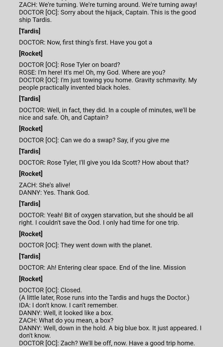 queerhow's tweet photo. @tommydub_ ??? he returns her to the rest of the surviving crew on an escape rocket, answers her questions about the beast and he even says goodbye https://t.co/66kdCggmWd