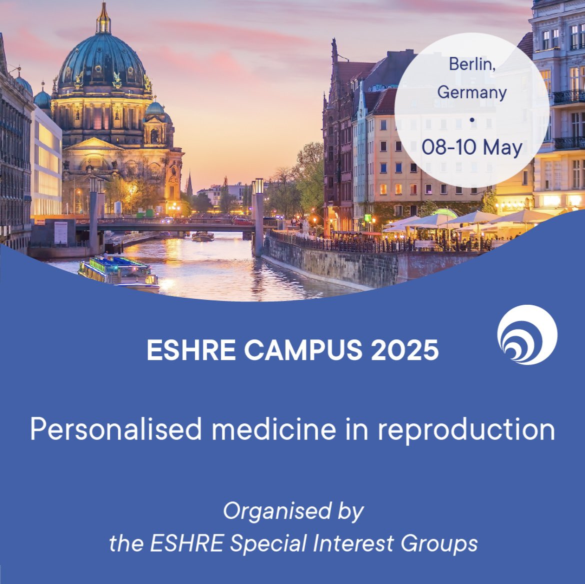 Have you registered yet? 

For more information 👉🏻 eshre.eu/Education/Cale…