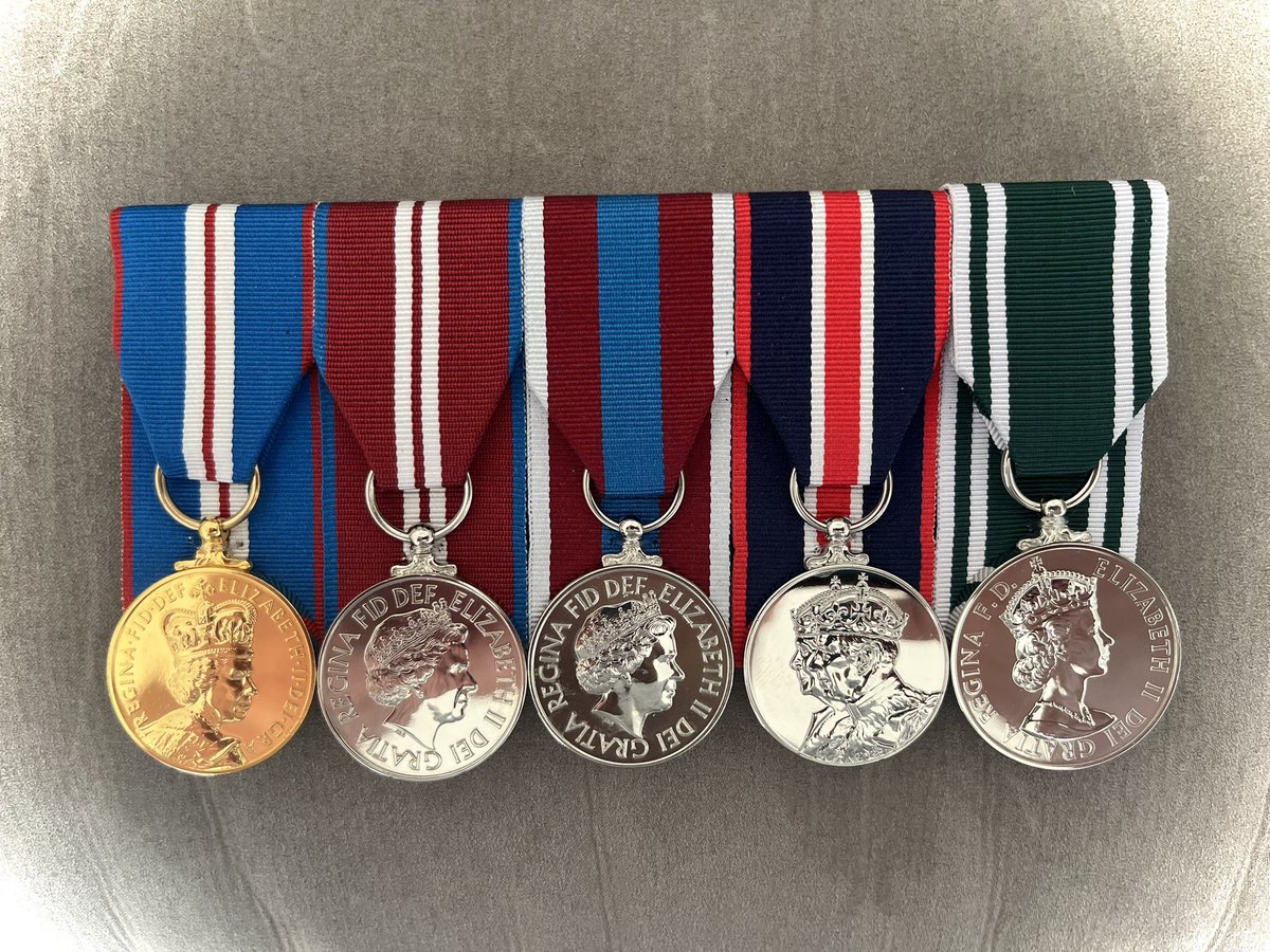 Finally got my medals mounted thanks to <a href="/adamjg50/">Gorsuch Medal Mounting</a> at Gorsuch Medal Mounting. Highly recommend his services, rapid turnaround and great quality #ambulance #LSGC #jubilee #coronation