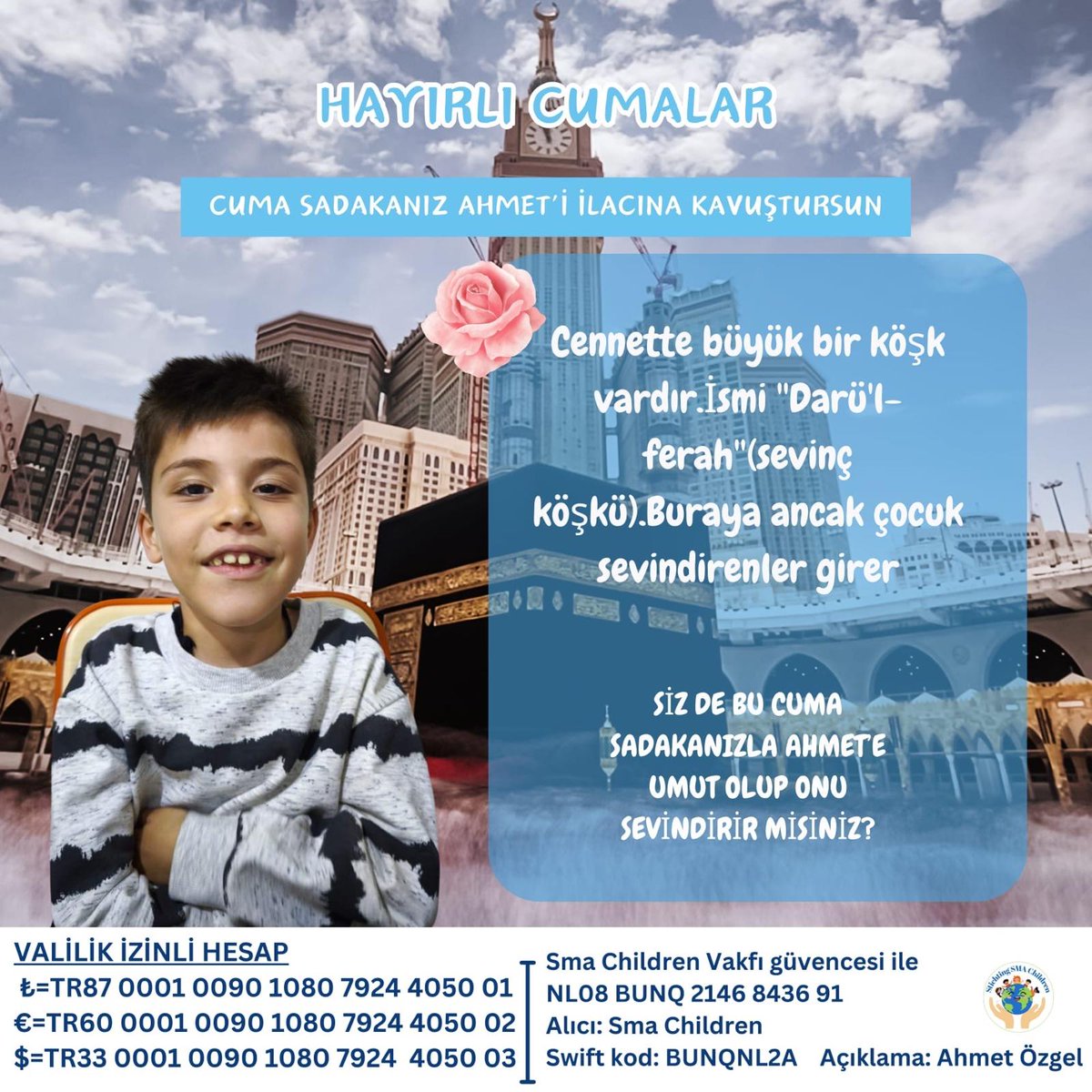 Acılarımı görüyorsunuz, Benim dayanacak gücüm kalmadı, Ne olur artık bende normal çocuklar gibi yürümek koşmak okula gitmek istiyorum, Sizlerin desteğinize ihtiyacım var.