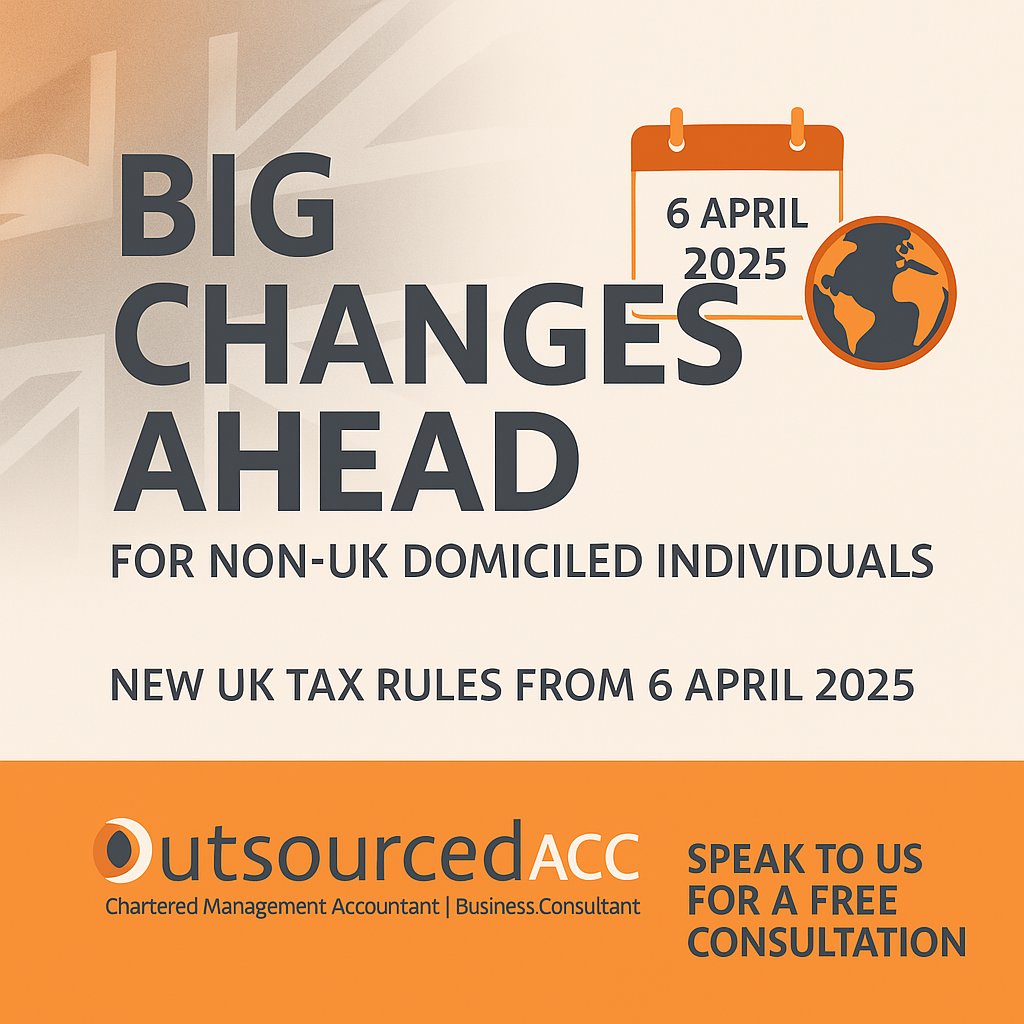 From 6 April 2025, the UK government is changing how non-UK domiciled individuals are taxed. The current rules will be replaced with a new residence-based tax system. Read our latest blog to find out more.
ow.ly/ZUk450VrIPZ