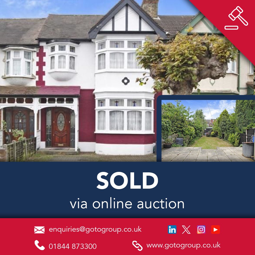 🏠Property of the week &gt;&gt; A double bay, 3 bedroom house located in a sought after Essex postcode. This property sold within 4 weeks of listing. No wonder!

#GOTOGroup #SOLD #OnlineAuction #3Bed