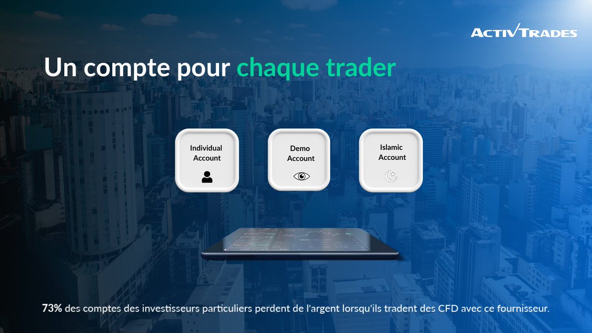Du débutant au pro, nous avons le compte idéal pour correspondre à votre style et à vos besoins en trading.

📣 Inscrivez-vous ici : activtrades.ws/3YjmYqo 

#TradingMadeSimple #ForexAccounts #TradeWithConfidence