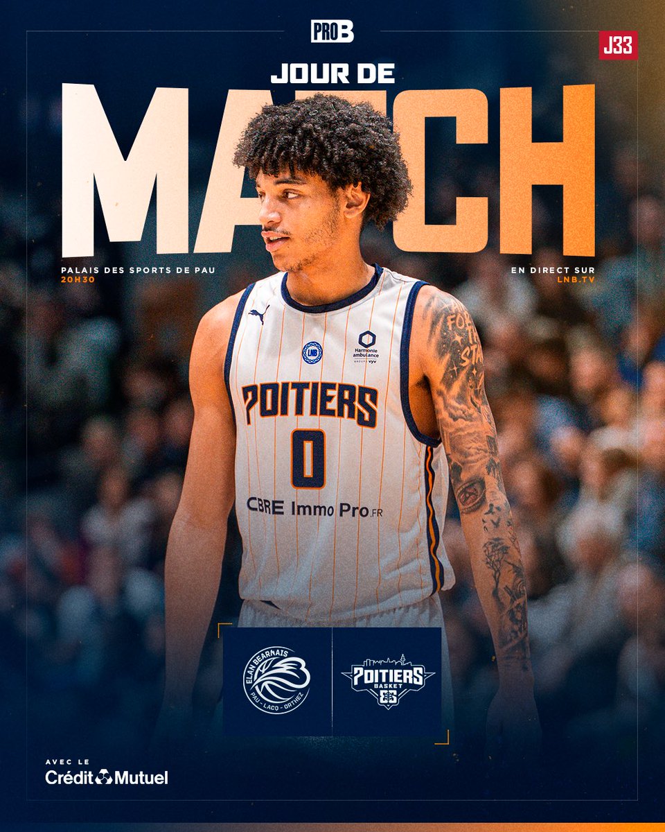 pb86officiel's tweet photo. ⚔️ 𝐉𝐨𝐮𝐫 𝐝𝐞 𝐦𝐚𝐭𝐜𝐡 ⚔️

🔥 Nouvelle grosse affiche ce soir pour nos joueurs, en déplacement sur le parquet de Pau-Lacq-Orthez.

📍 𝗣𝗮𝗹𝗮𝗶𝘀 𝗱𝗲𝘀 𝗦𝗽𝗼𝗿𝘁𝘀 𝗱𝗲 𝗣𝗮𝘂
⌚️ 𝟮𝟬𝗵𝟯𝟬
📺 En direct sur https://t.co/BNPXAB7iZW

#GoPB👊 https://t.co/BO744qsJsa
