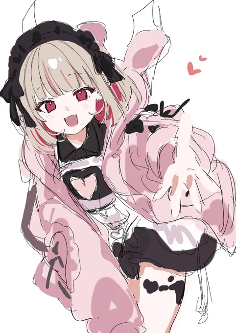 ラフのが可愛いの、当たり前ではあるけどくやCわね 