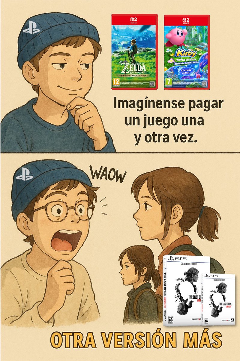 Una nueva versión de The Last of Us
#TheLastOfUs #PlayStation