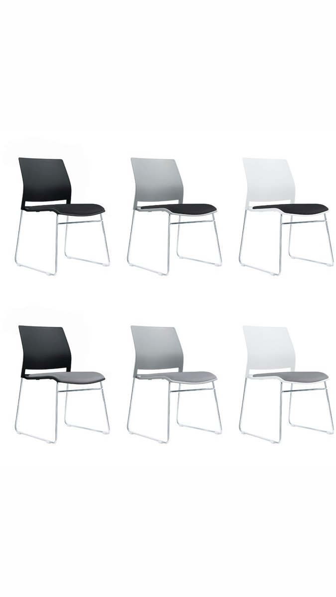 OFFICEINTERIOR5's tweet image. The VERSE multi functional sled base, linking / stacking chair. All 5 shell colours all in stock! Grey and white available with a black seat pad. Drop ship available within 24-48 hours.

📧 sales@officeinteriorswholesale.co.uk 

#officefurniture #stackingchair