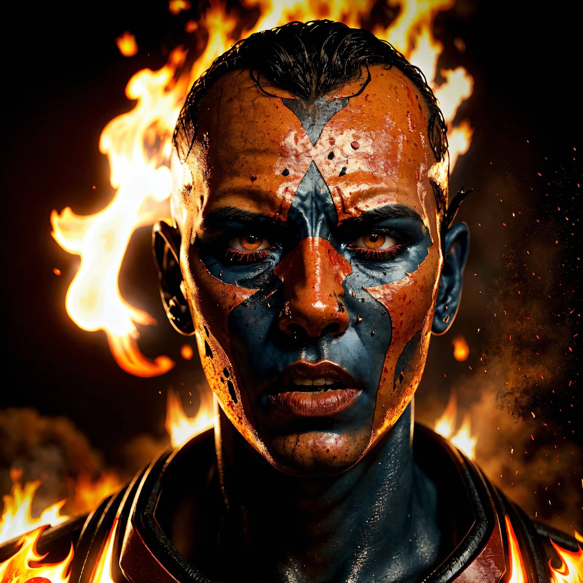 EliasGenesisAI's tweet photo. 🔥 He doesn’t just burn — he erupts.
RAZE — the third 1/1 avatar from my collection SPL4SH Genesis
Born of fury, fire and fractured light.

Now live on @opensea
🔗https://t.co/L2SGZVLkPA

#NFTdrop #ETH #DigitalArt #SplashArt #1of1art #OpenSea #NFTCommunity https://t.co/LhOvDNW8o7