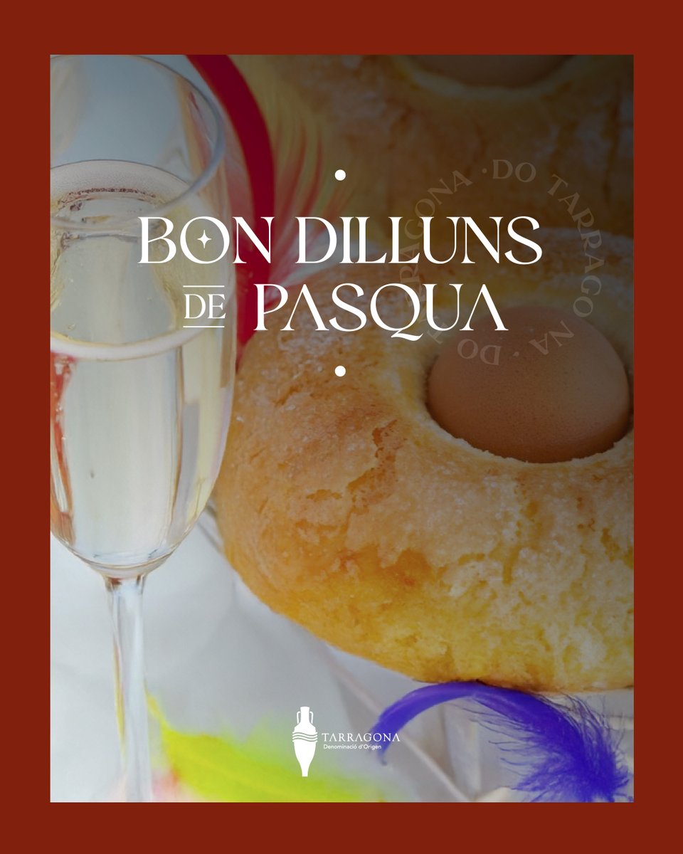 👨‍👦​ Padrins i fillols, avui és un dia molt especial per compartir la tan esperada mona de Pasqua! Una sobretaula on no poden faltar uns vins dolços o uns escumosos de la #DOTarragona!  

Gaudiu d’un bon #DillunsdePasqua! 🐰