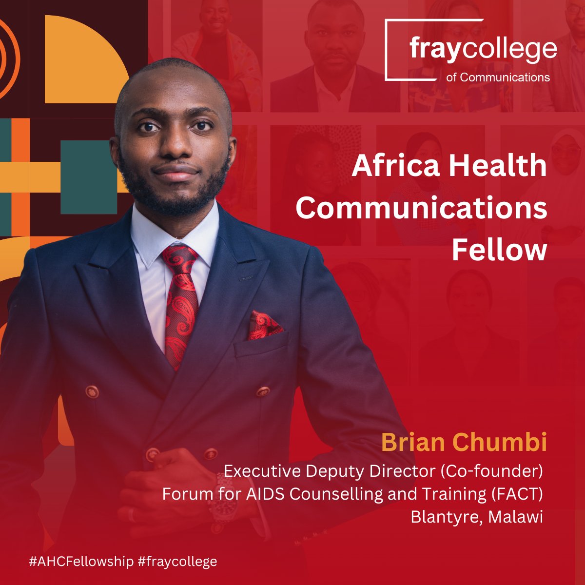 A little more learning never hurts. Excited to be joining <a href="/fraycollege/">fraycollege of communications</a> as an Africa Health Communications Fellow - one of few chosen across the continent. Grateful to the foundation <a href="/fact_malawi/">FACT</a> provided to make this possible. Ready to elevate health storytelling in Africa!