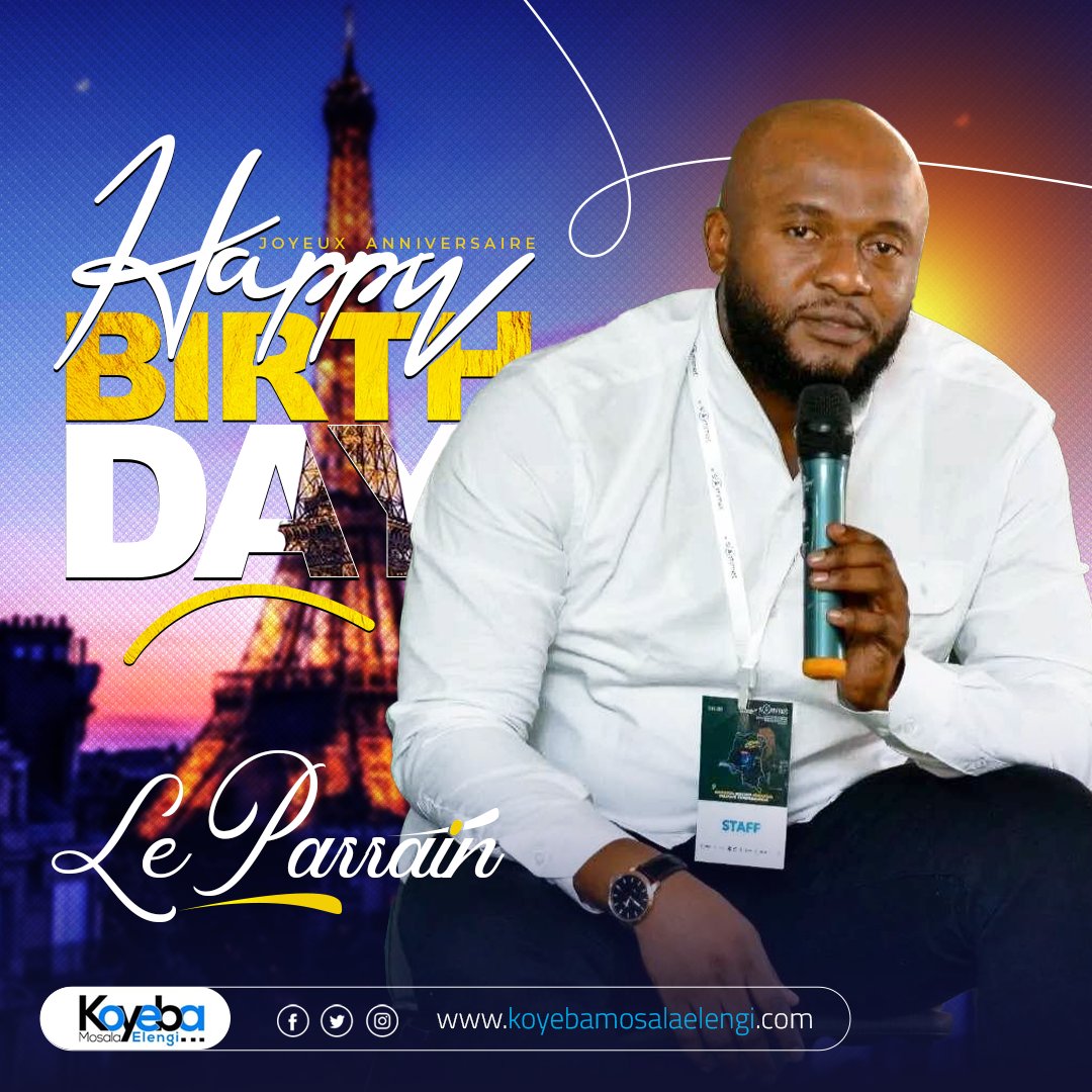 Amigo graphix (@amigographix) on Twitter photo Cher <a href="/leParrainRDC/">𝐥𝐞 𝐏𝐚𝐫𝐫𝐚𝐢𝐧</a> Koyeba Mosala Elengi Team vs souhaiteb Joyeux Anniversaire🎉🎉🎊 <a href="/KoyebamosalaE/">Koyeba Mosala Elengi</a> Cher <a href="/leParrainRDC/">𝐥𝐞 𝐏𝐚𝐫𝐫𝐚𝐢𝐧</a> Koyeba Mosala Elengi Team vs souhaiteb Joyeux Anniversaire🎉🎉🎊 <a href="/KoyebamosalaE/">Koyeba Mosala Elengi</a>
