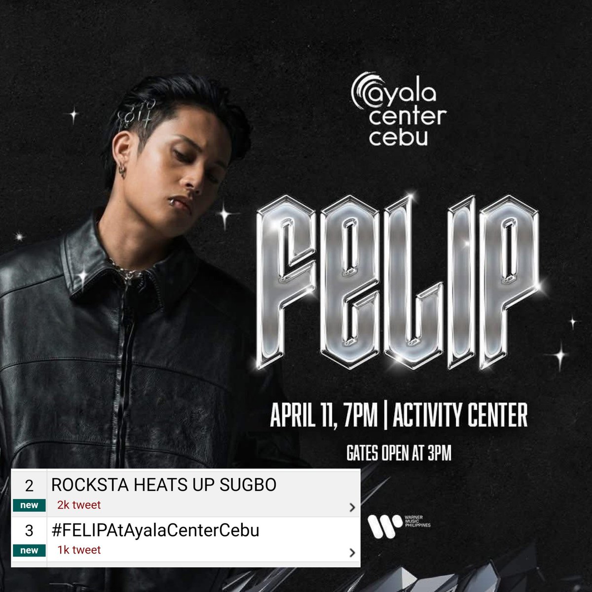 keunsasa_'s tweet photo. Isa nlang top na!

ROCKSTA HEATS UP SUGBO
@felipsuperior #FELIP
#FELIPAtAyalaCenterCebu https://t.co/aoDk2wDpv4
