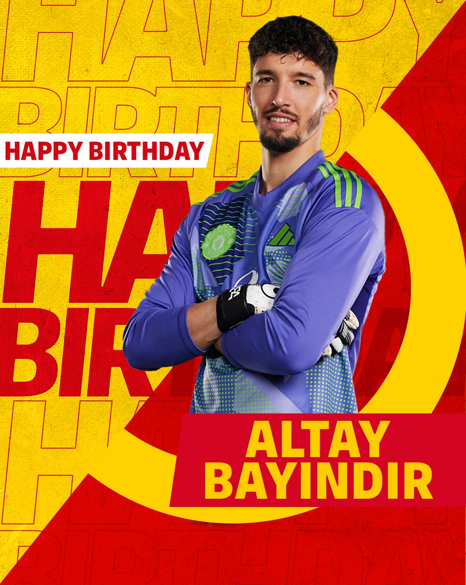 DHLManUtd's tweet photo. Enjoy your day celebrating, Altay
Bayindir 🎂 https://t.co/rA958trb6Y