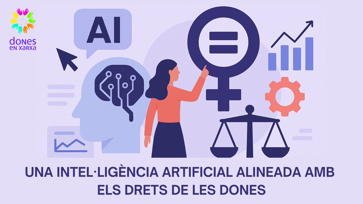 Dones en Xarxa (@donesenxarxa) on Twitter photo 📣 Presentem un informe necessari per una #IA alineada amb els drets de les dones
🔗 Informe + crònica del #CoctelsNet amb <a href="/montserratboix/">Montserrat Boix</a>, <a href="/lourdesmunoz/">lourdes Muñoz</a> i <a href="/SonyaGuerraLpz/">Sònia Guerra López/❤</a> ja disponibles 👉bit.ly/CónicaEstudiIA 📣 Presentem un informe necessari per una #IA alineada amb els drets de les dones
🔗 Informe + crònica del #CoctelsNet amb <a href="/montserratboix/">Montserrat Boix</a>, <a href="/lourdesmunoz/">lourdes Muñoz</a> i <a href="/SonyaGuerraLpz/">Sònia Guerra López/❤</a> ja disponibles 👉bit.ly/CónicaEstudiIA