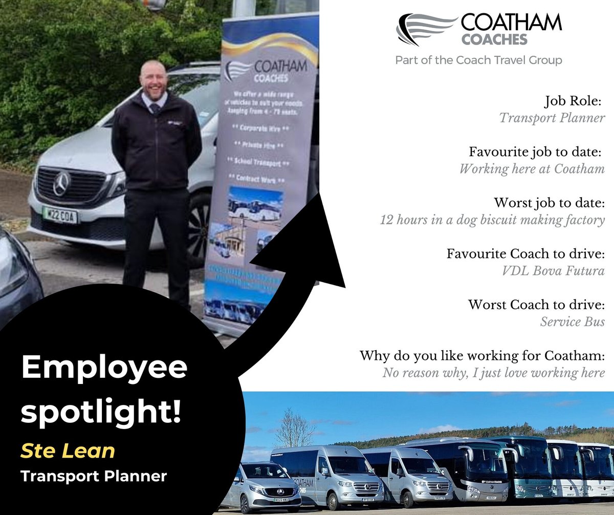 Employee Spotlight time!
Meet Ste, one of our Transport Planners