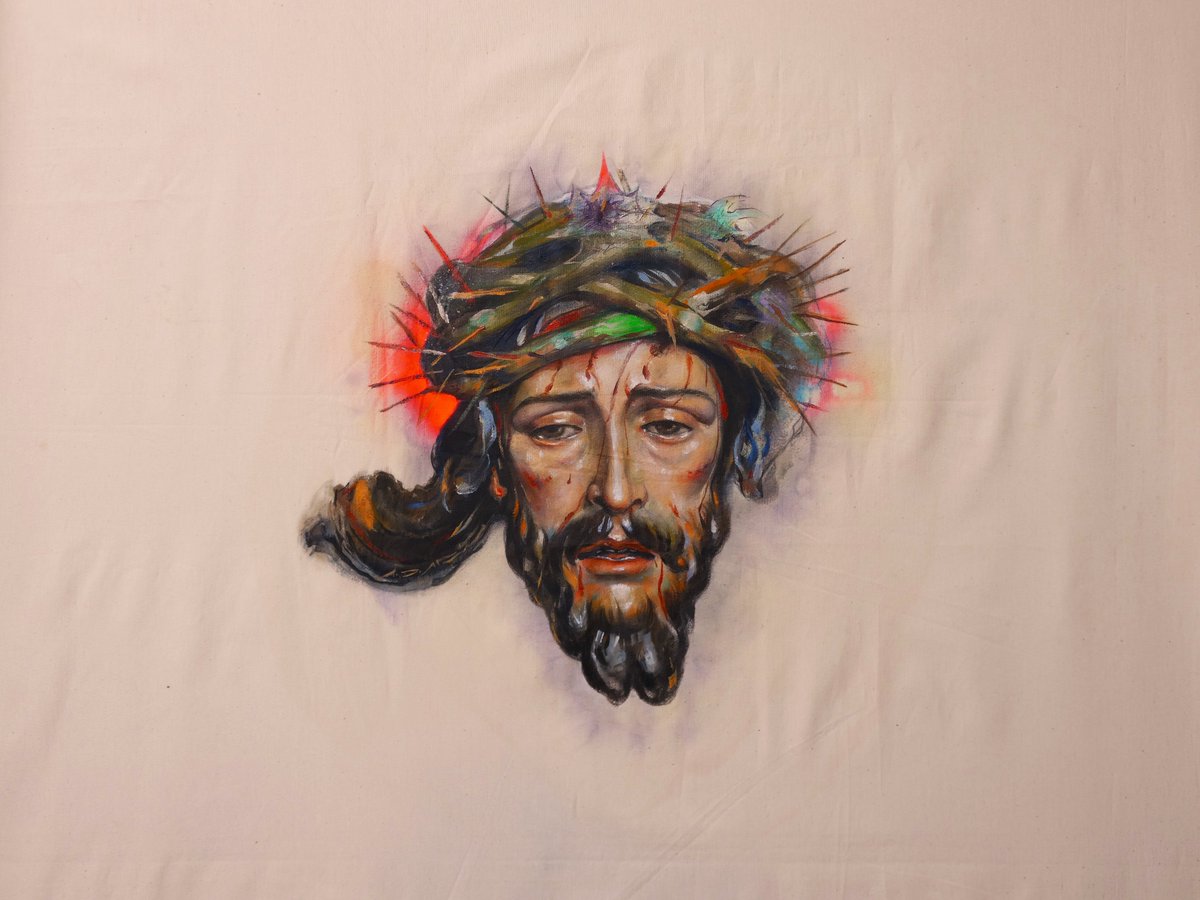 ADiazArnido's tweet image. ARTE SACRO:
"SANTA FAZ( VERA ICON)"
Mixta s/ l.
arnidoarteyrestauracion.blogspot.com/2025/04/arte-s…
Obra concebida como atributo de la nueva Imagen de la Santa Mujer Verónica( Darío Fernández Parra, 2025), para @terceracaidasan .