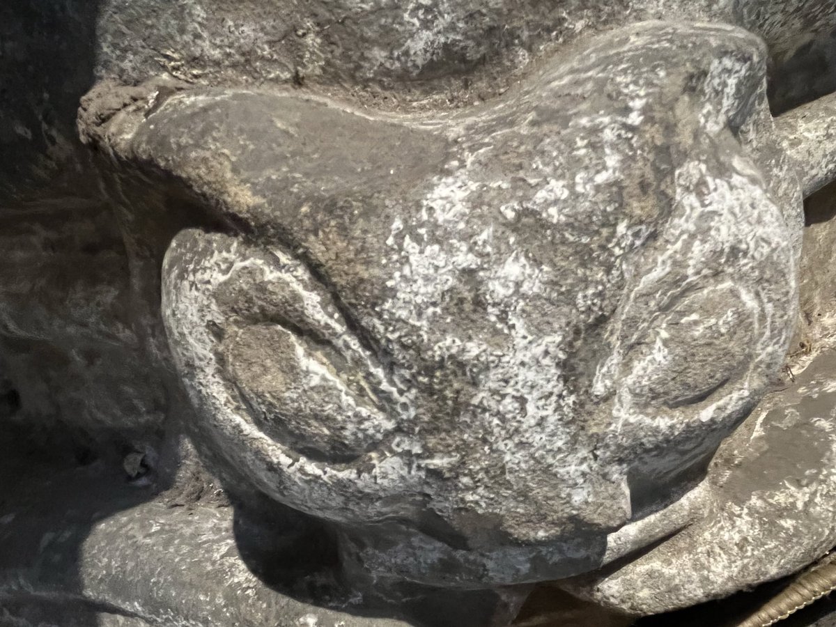 Barb_Drummond's tweet image. #FontsOnFriday #ShrewsburyAbbey 17thcentury #grotesques #quern design