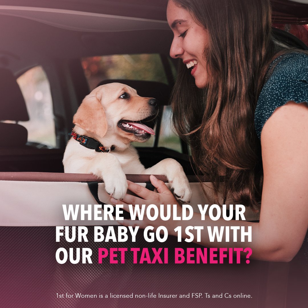 firstforwomen's tweet photo. Have a Vet visit or a grooming appointment across town but no ride? Our Pet Taxi has you covered! Tell us where your fur baby would go first with this Pet Insurance benefit.
#Choose1stForWomen #ChooseFearless #PutYourPetFirst https://t.co/5vivLwMHXW