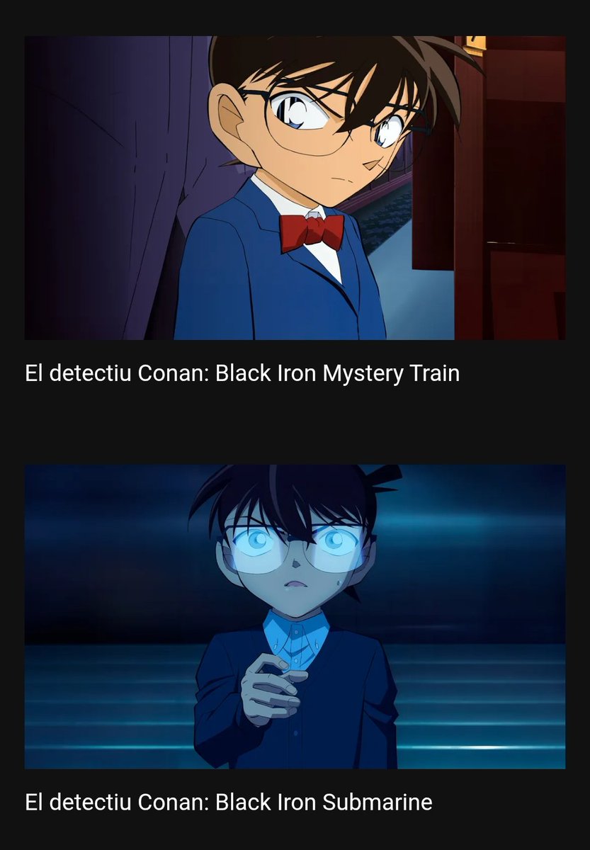 Ja teniu disponibles les 2 noves pel·lícules d'<a href="/ElDetectiuConan/">El detectiu Conan en català</a> al <a href="/SomSX3/">SX3</a> amb <a href="/DoblatgeCatala/">Doblatge en català</a> i més ja no caduquen als 15 dies, estaran disponibles fins al 30/11/2026!

3cat.cat/3cat/el-detect…