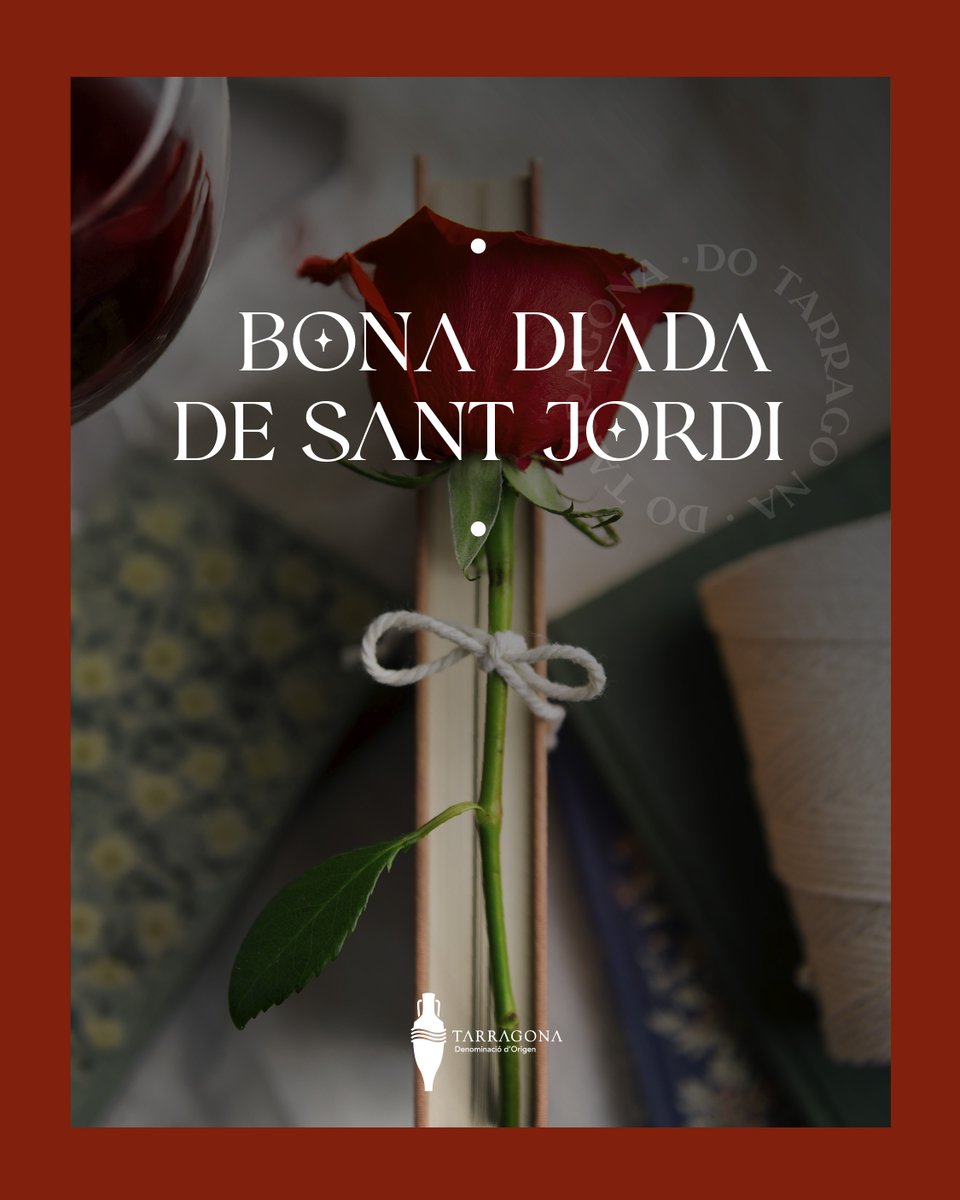 DO Tarragona (@dotarragona) on Twitter photo 🍷 Sense dubte, un dels dies més especials a la nostra terra, no creieu? Navegueu entre llibres i roses, i gaudiu-los compartint i assaborint una bona copa de vi! Bona Diada de #SantJordi! 📚 🌹
Amb la col·laboració de:
<a href="/gencat/">Generalitat de Catalunya</a> #wineinmoderation #FonssocialEuropeu
#dotarragona 🍷 Sense dubte, un dels dies més especials a la nostra terra, no creieu? Navegueu entre llibres i roses, i gaudiu-los compartint i assaborint una bona copa de vi! Bona Diada de #SantJordi! 📚 🌹
Amb la col·laboració de:
<a href="/gencat/">Generalitat de Catalunya</a> #wineinmoderation #FonssocialEuropeu
#dotarragona