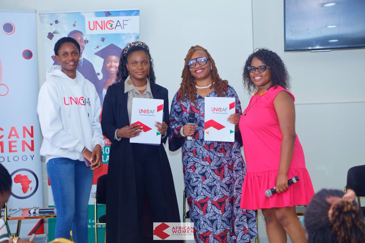 AfricanWIT's tweet photo. Kenya was the stage, and African Women in Tech? We owned it. 🇰🇪✨ Innovation, sisterhood, and serious tech energy filled the room. From panels to power moves — the future is fierce, female, and African. 💻🔥 #AWITKenya #TechQueens #AWIT2025 #WomenInTechAfrica https://t.co/lCbMxFNgwe