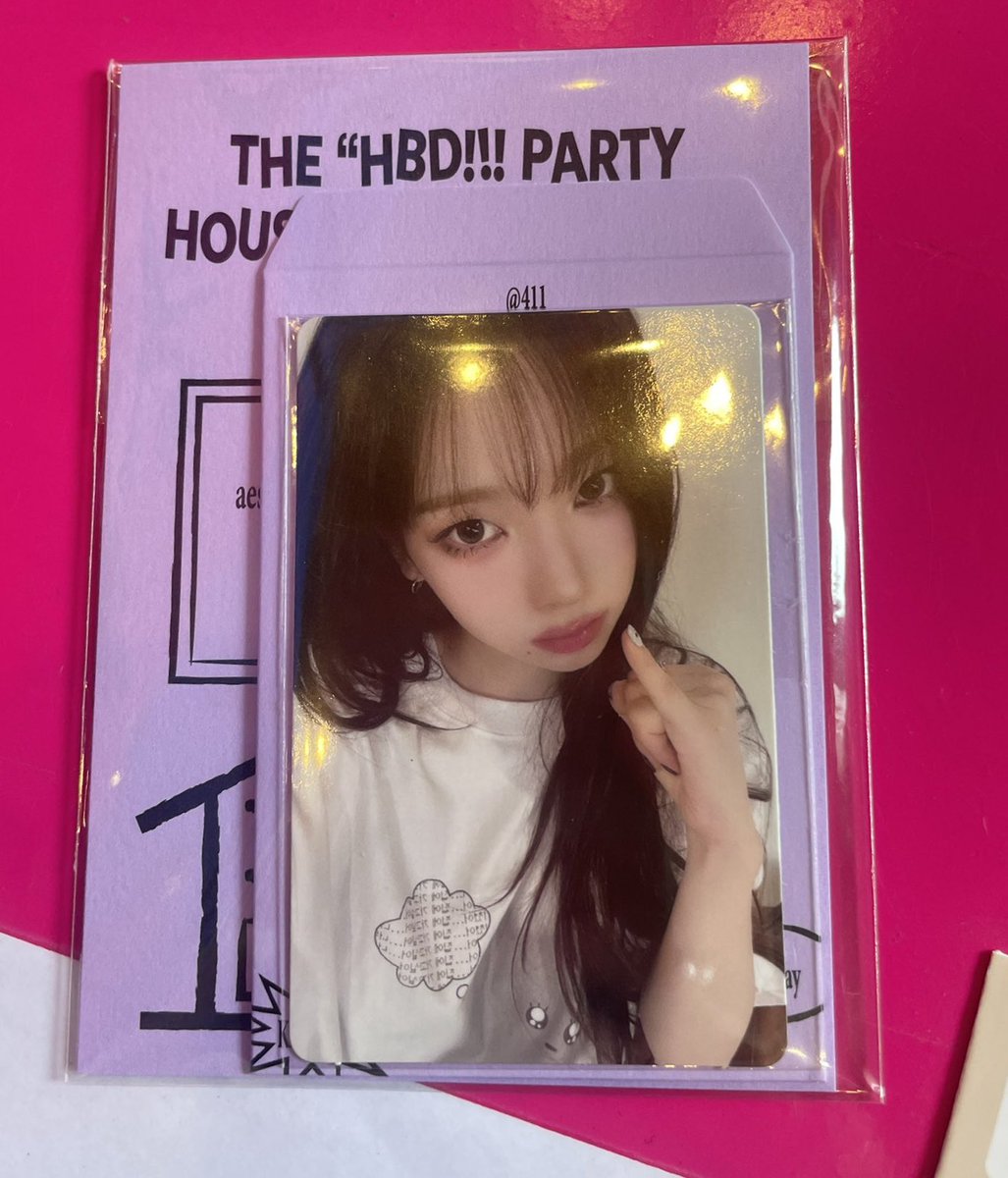 🔎 artist birthday card 2025 karina 🏷️ 에스파 aespa 카리나