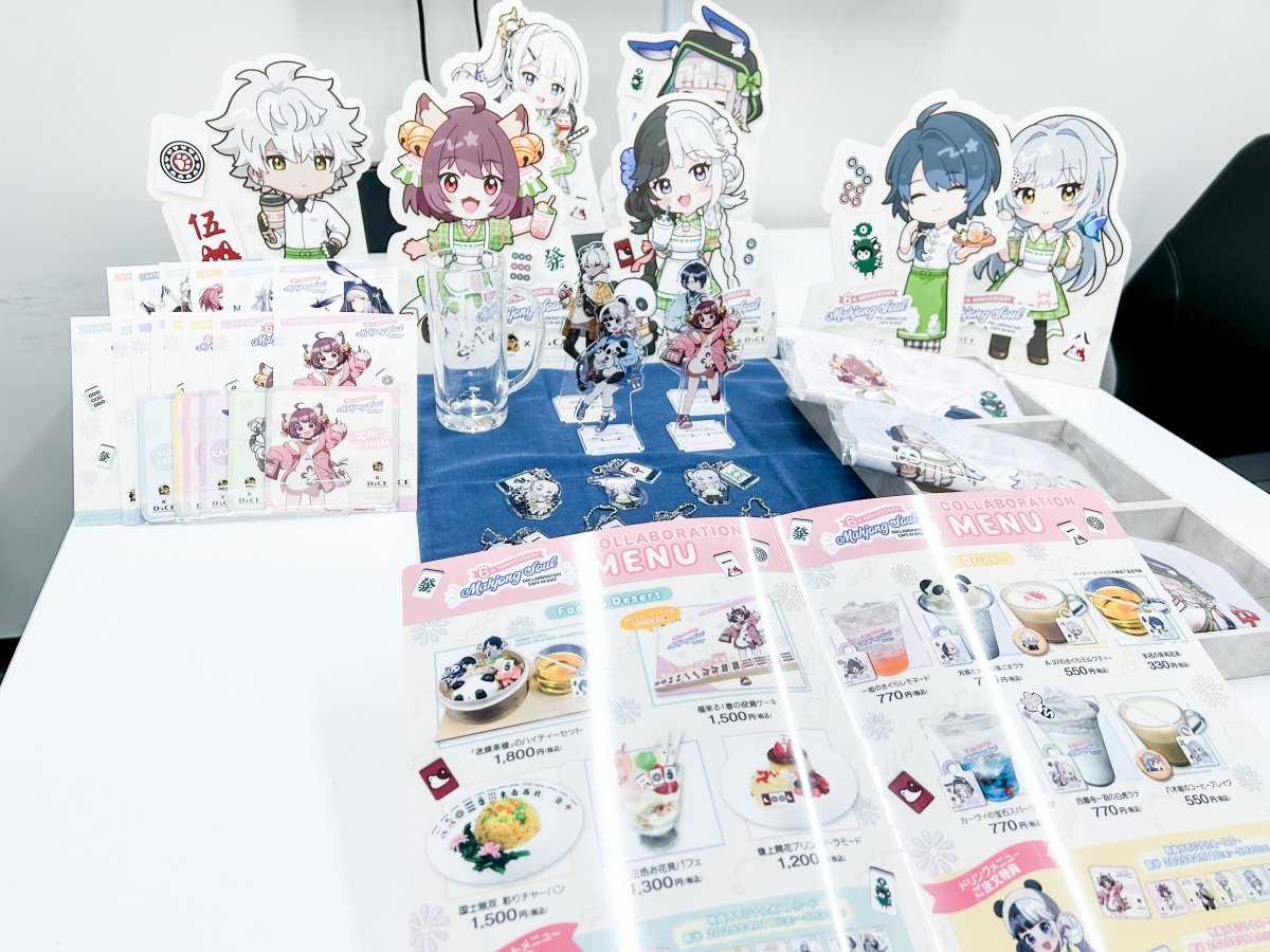 雀魂 コラボカフェ 玖辻 如月蓮 アクリルスタンド Diceコラボ こちらの