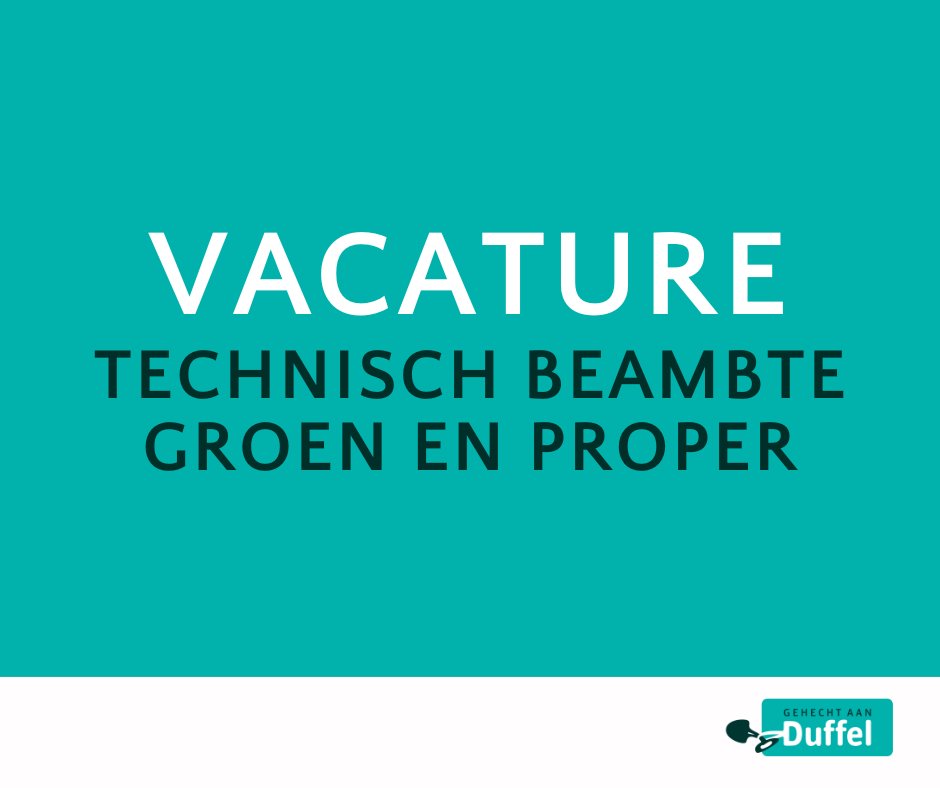 Gemeente Duffel tweet media