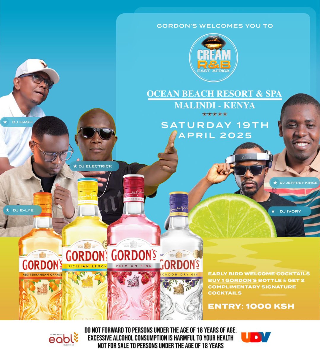 OceanBeach01's tweet photo. Round of applause for our Sponsers 👏🏾👏🏾
#easter #esterweekend #easterweekendplan #RnB #Rnbmusic #denimondenim #gordons #eabl 
#ocean #oceanbeach #oceanbeachresort #oceanbeachresortmalindi #oceanbeachresortmalindikenya https://t.co/LhdiSHWv9j