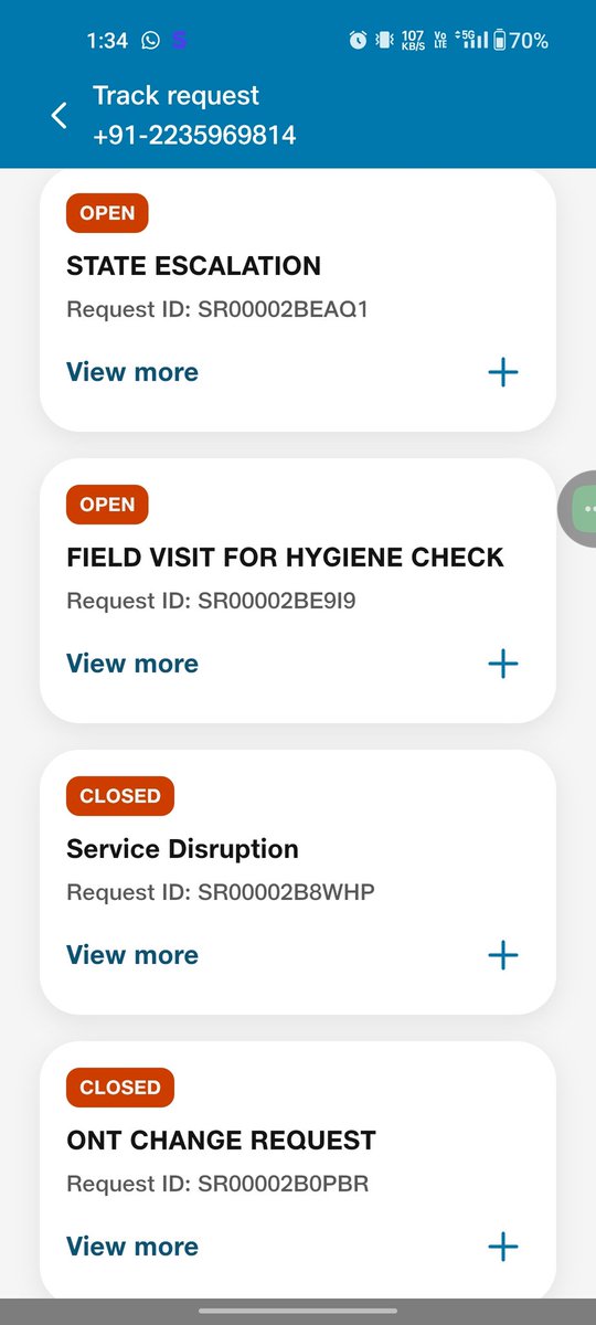 Abhishe24089772's tweet photo. @JioCare @reliancejio
I am writing this to formally lodge a complaint regarding the extremely poor service and irresponsible behaviour of your service engineers and area manager in my locality. 1. Manager Shailesh Yadav - 9326715769 2. Engineer Dayashankar Yadav-81694 72912 https://t.co/oHOLrIV9oF