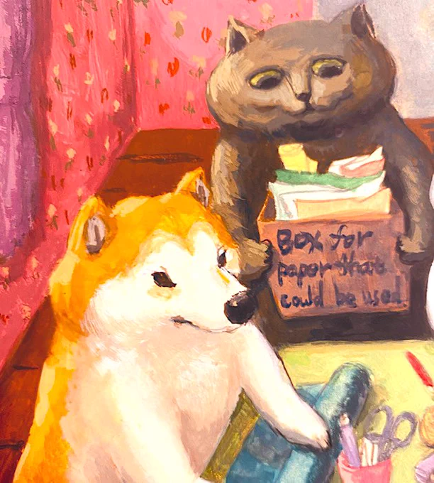 本日もこつこつ描きました 