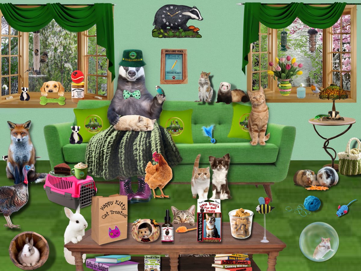 Hello #Hedgewatch!
Happy National Pet Day, Brock’s having a party!
For most of us, every day is pet day as we get spoiled  &amp; showered with love, but there are many animals out there without homes &amp; love, so pet day encourages people to help reduce the number of homeless pets too.