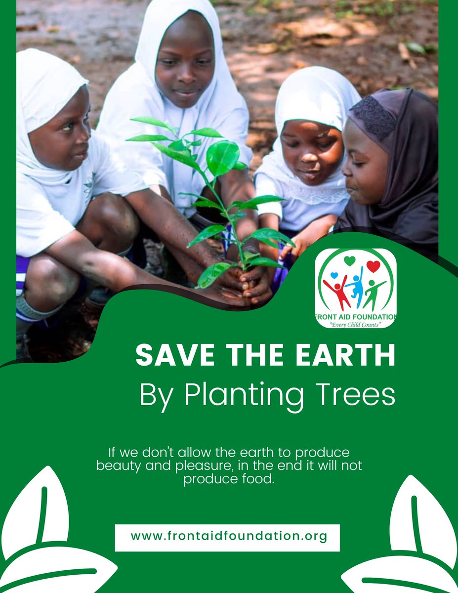 Front_Aid_'s tweet image. At Front Aid Foundation, we empower kids to fight climate change by planting trees 🌱 &amp;amp; protecting nature 🌍. Every tree is a lesson 📚. Every child, a climate hero 🦸‍♂️🦸‍♀️. The future is green, and they’re growing it!
#FAF #YouthForClimate #TreeByTree #EcoKids #ClimateAction