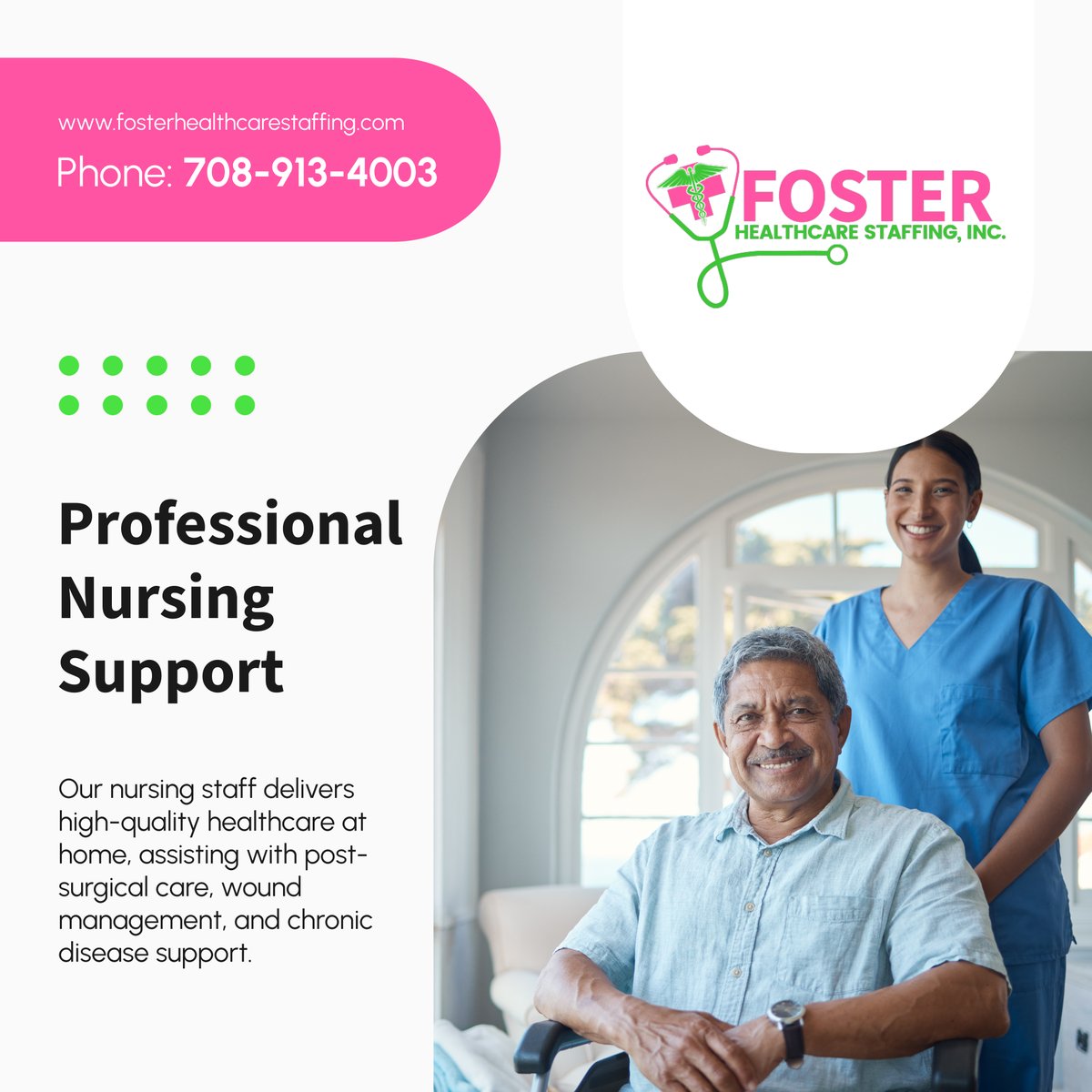 fosterstaff1ng's tweet photo. Skilled nursing care makes a difference in recovery and daily well-being. Let our professionals bring expert healthcare to your home. Contact Foster Healthcare Staffing, Inc. today. 

#HomeHealthCareAndStaffingAgency #SouthHollandIL #SkilledNursing https://t.co/RJk2YaVY1Y