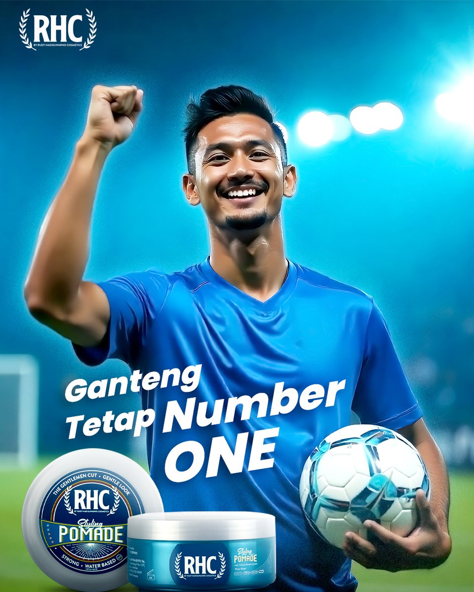 rhc_men's tweet photo. Apapun aktivitas lo, rambut tetep harus #StayGanteng. Main bola, rambut juga harus on point.

#RHC #pomade #RHCPomade #cowokganteng #ganteng #stayganteng https://t.co/ycnLz5C9KH
