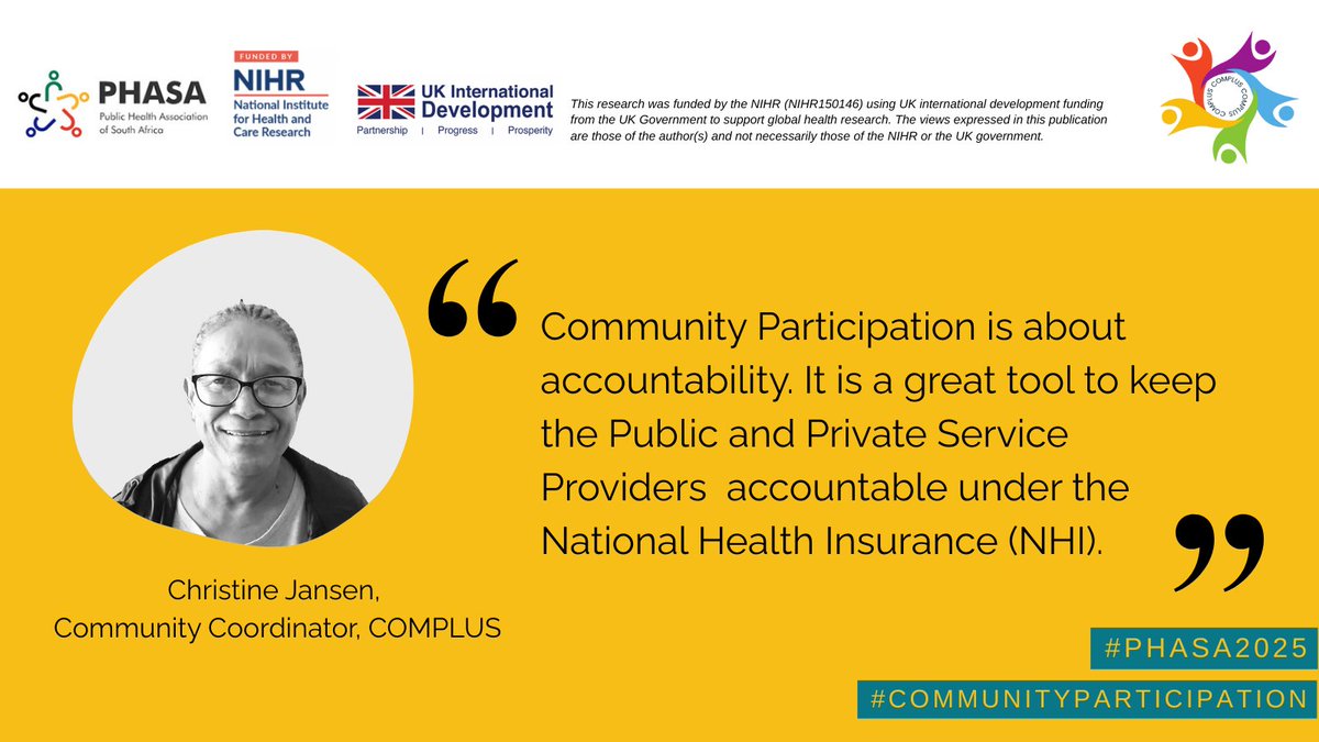 #CommunityParticipation #Health4All