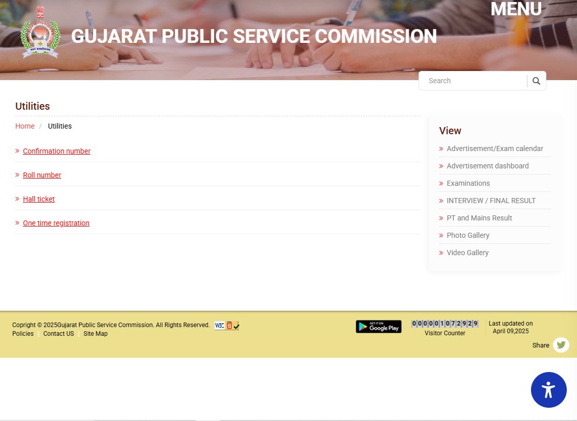 Hope_of_Ability's tweet photo. @Hasmukhpatelips "Utilities" વિભાગમાં Confirmation number, Roll number,etc find કરવા click કરીયે તો બીજી site ખુલે છે જેની પરથી Confirmation number, Roll number,etc શોધી શકાય.

હવે થાય છે એવું કે અહિયાં થી જે બીજી site ખુલે છે એ OJAS ખુલે છે પરંતુ GPSC ની માહિતી GPSC OJAS પર હોય છે. https://t.co/c0X27QIyJR