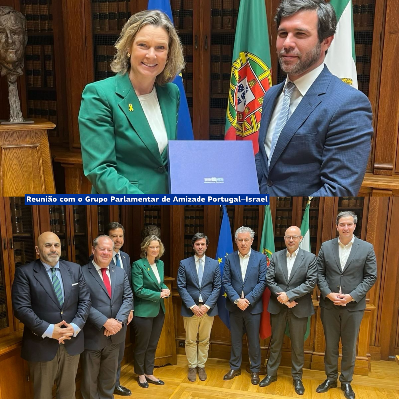 CE_PTrep's tweet photo. 🇪🇺 @kschnurbein, Coordenadora @EUAntisemitism, esteve em Lisboa para encontros institucionais no âmbito da Estratégia Europeia #No2Antisemitism.

Reuniões com Governo 🇵🇹, Parlamento, e Comunidade Judaica.

Compromisso firme com tolerância e inclusão.

#EU4JewishLife