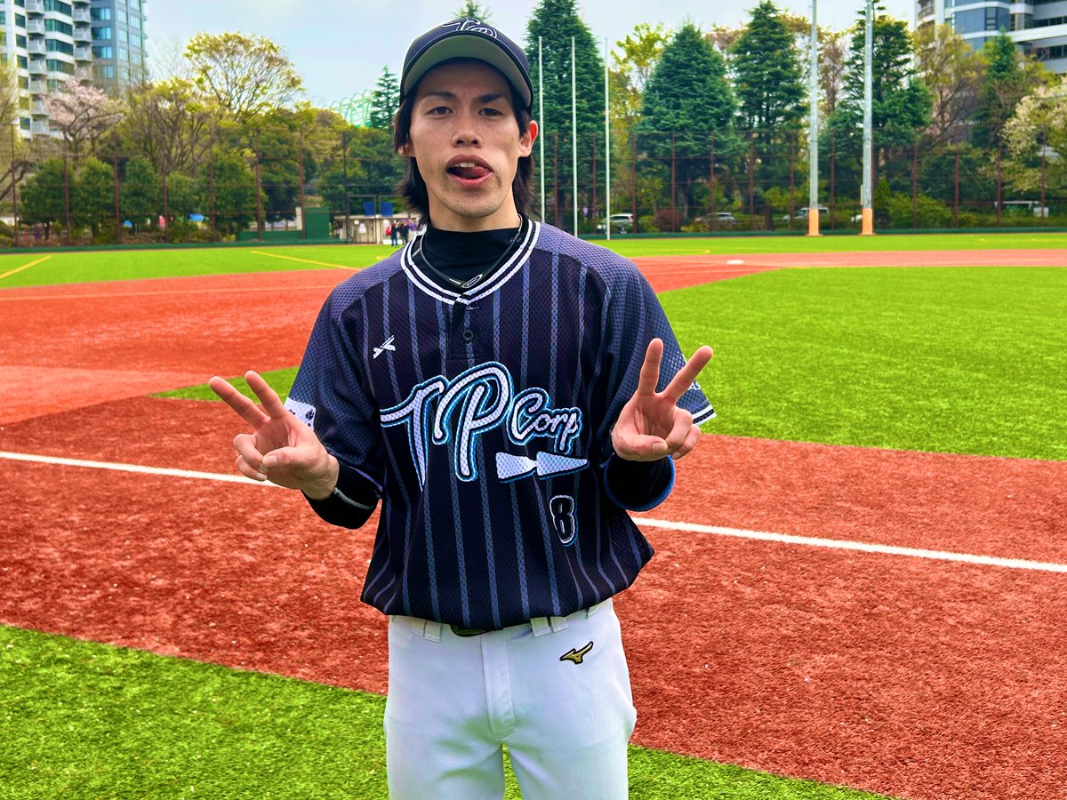 hideyuki1003's tweet photo. 「TPコーポレーションズ鬼ヶ島」の新ユニフォームめちゃくちゃカッコいいし所々のポイントのデザインが可愛���！
今日もいい試合でした。
#TPコーポレーションズ
#青木秀行 #役者 #俳優 #八流かめれおん
#八流役者 #TPコーポレーション東京X https://t.co/Ts4rdgjcuX