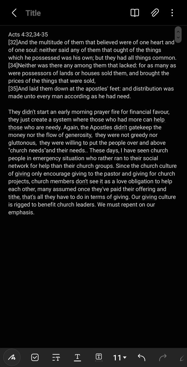 jerryilesanmi's tweet photo. We must repent on our emphasis on the culture of giving and generosity. https://t.co/ZfPKdjKBZq