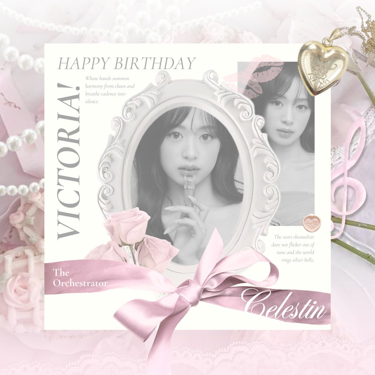 belleviore's tweet photo. { ℬ.12.25 }  .. 𑣿  : In the hush of Rosélior Maison, The Orchestrator, Celestin leads a quiet celebration—her melodies soft, her presence radiant. Each note she weaves is a promise, each silence a touch of grace.｜GRAND VOYAGE  𝄞 https://t.co/ZQ43011B3n