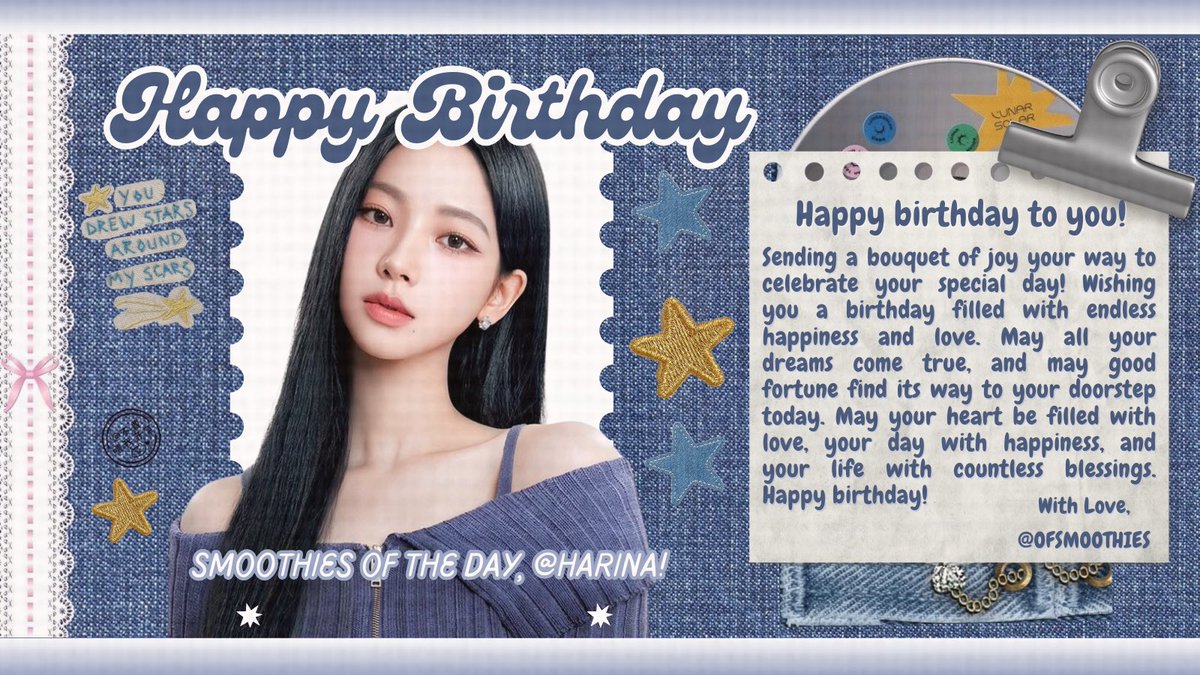 Happy birthday to <a href="/harina/">ㅋᩚㄹㄴ</a>. 🎂