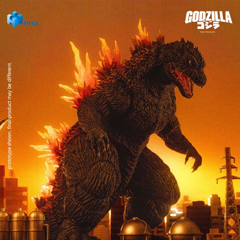 KaijuNewsOutlet's tweet photo. A new @HiyaToys Heat Ray Godzilla from Godzilla 2000: Millennium (1999) EXQUISITE BASIC Series figure will be released during Q1 of 2026 for $54.99. https://t.co/PFkGRQ8UAP