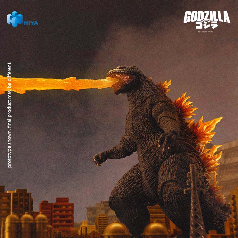 KaijuNewsOutlet's tweet photo. A new @HiyaToys Heat Ray Godzilla from Godzilla 2000: Millennium (1999) EXQUISITE BASIC Series figure will be released during Q1 of 2026 for $54.99. https://t.co/PFkGRQ8UAP