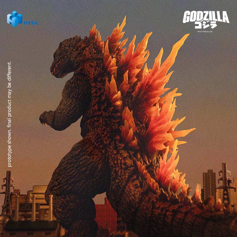 KaijuNewsOutlet's tweet photo. A new @HiyaToys Heat Ray Godzilla from Godzilla 2000: Millennium (1999) EXQUISITE BASIC Series figure will be released during Q1 of 2026 for $54.99. https://t.co/PFkGRQ8UAP