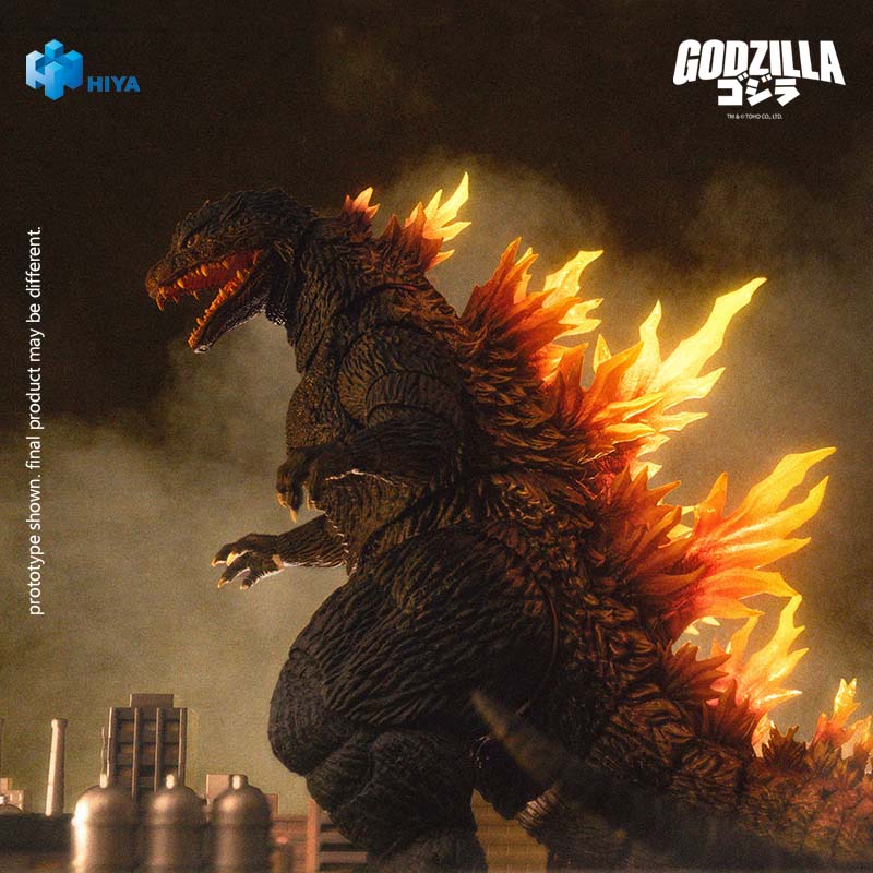 KaijuNewsOutlet's tweet photo. A new @HiyaToys Heat Ray Godzilla from Godzilla 2000: Millennium (1999) EXQUISITE BASIC Series figure will be released during Q1 of 2026 for $54.99. https://t.co/PFkGRQ8UAP